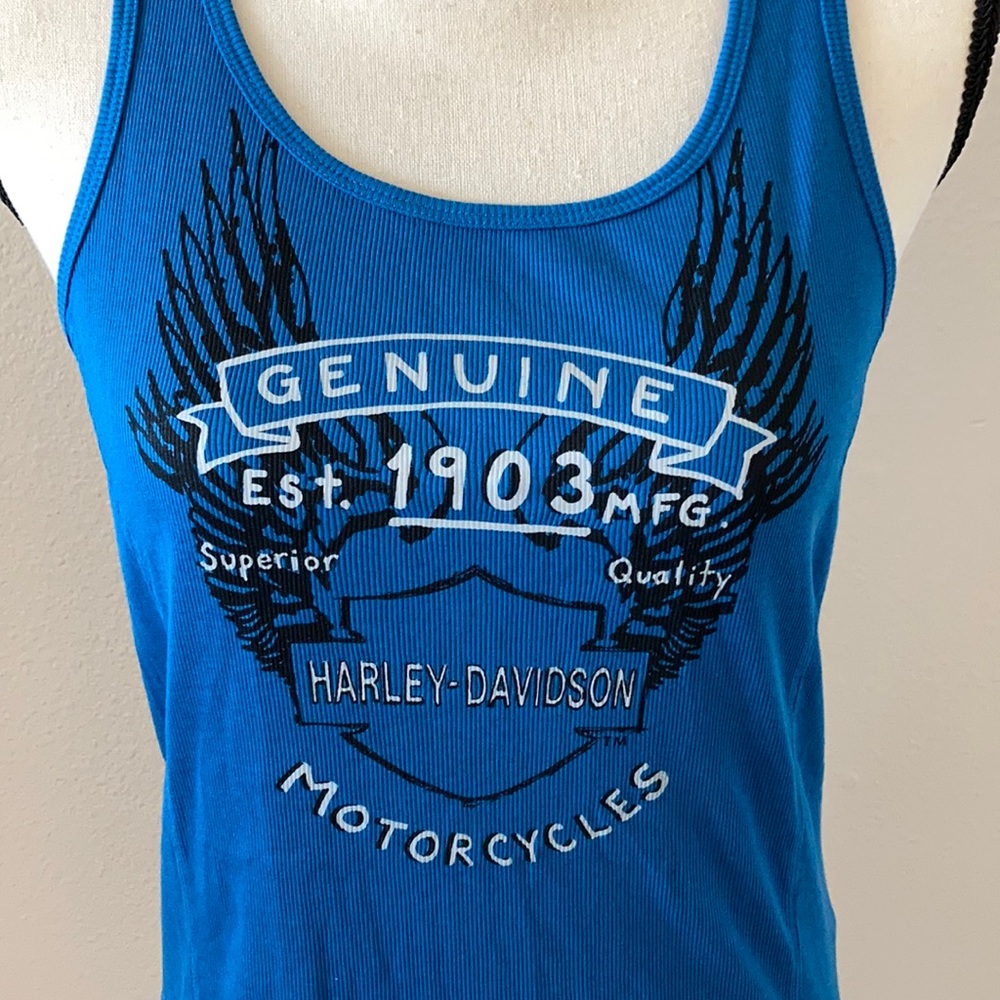 Harley-Davidson Ribbed Tank Top - Picture 2 of 5